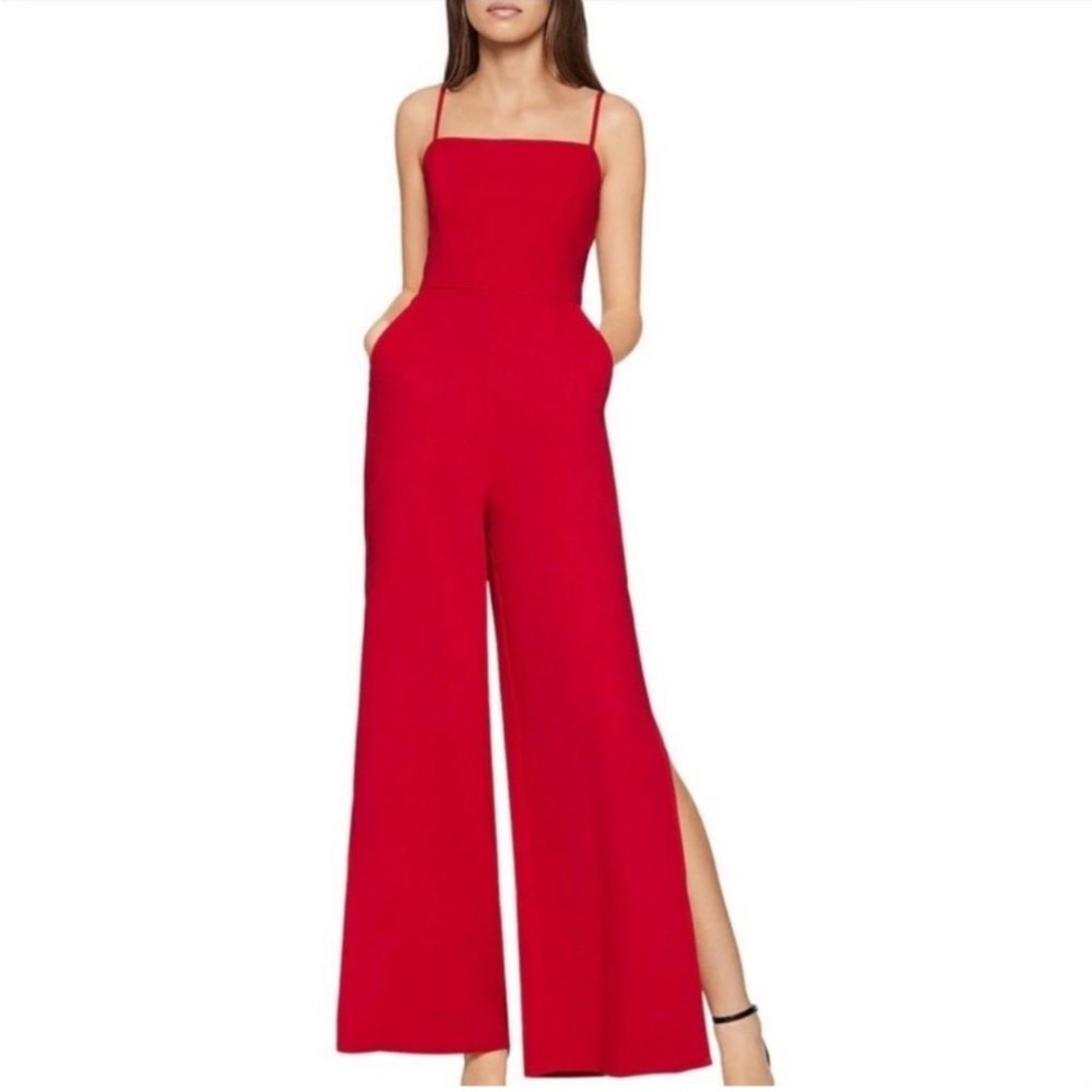 BCBGeneration Strappy Square Neck Jumpsuit, NWT